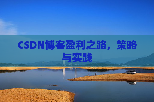 CSDN博客盈利之路，策略与实践